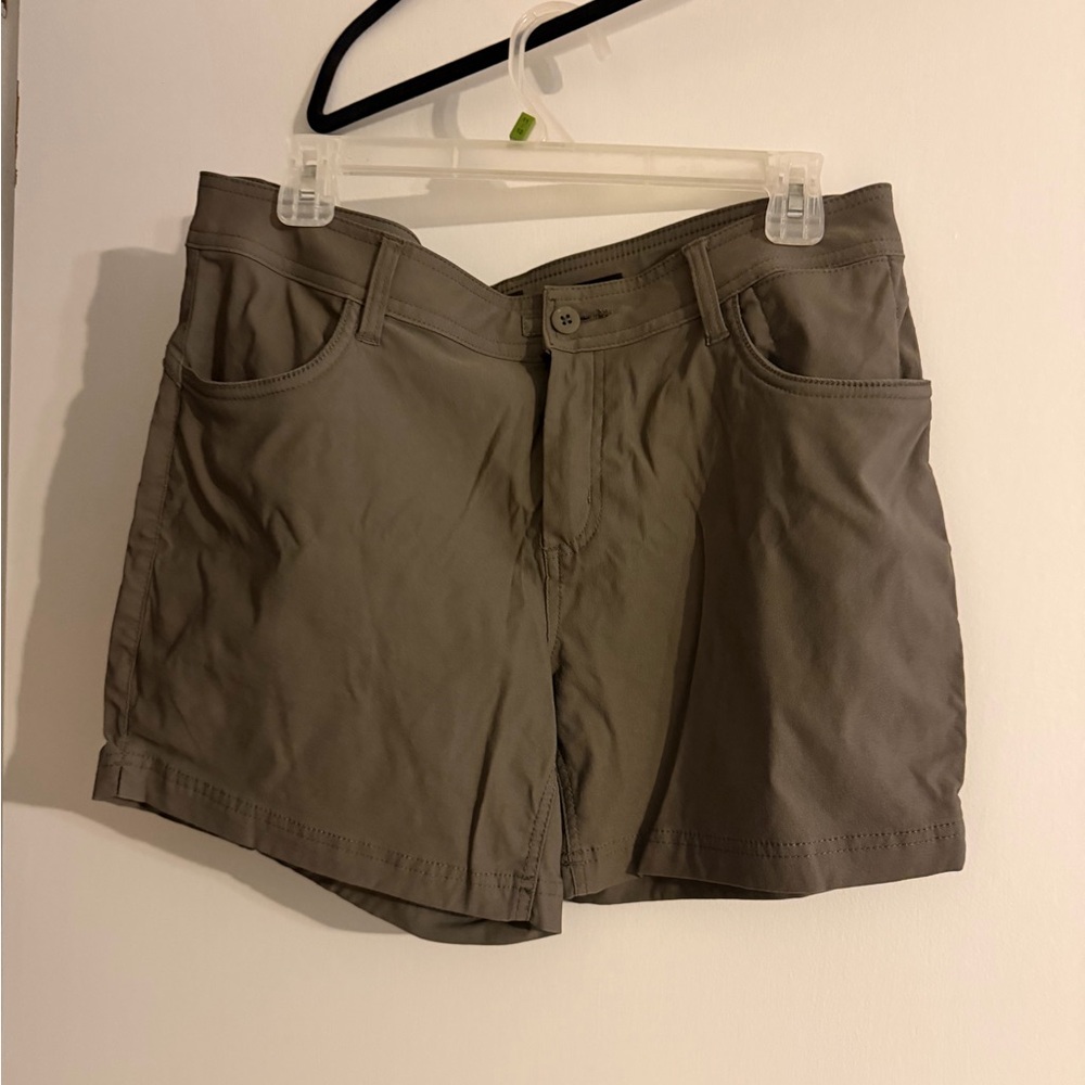Prana Women's Army Green Cargo Shorts